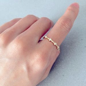 10 diamonds 14k gold ring.